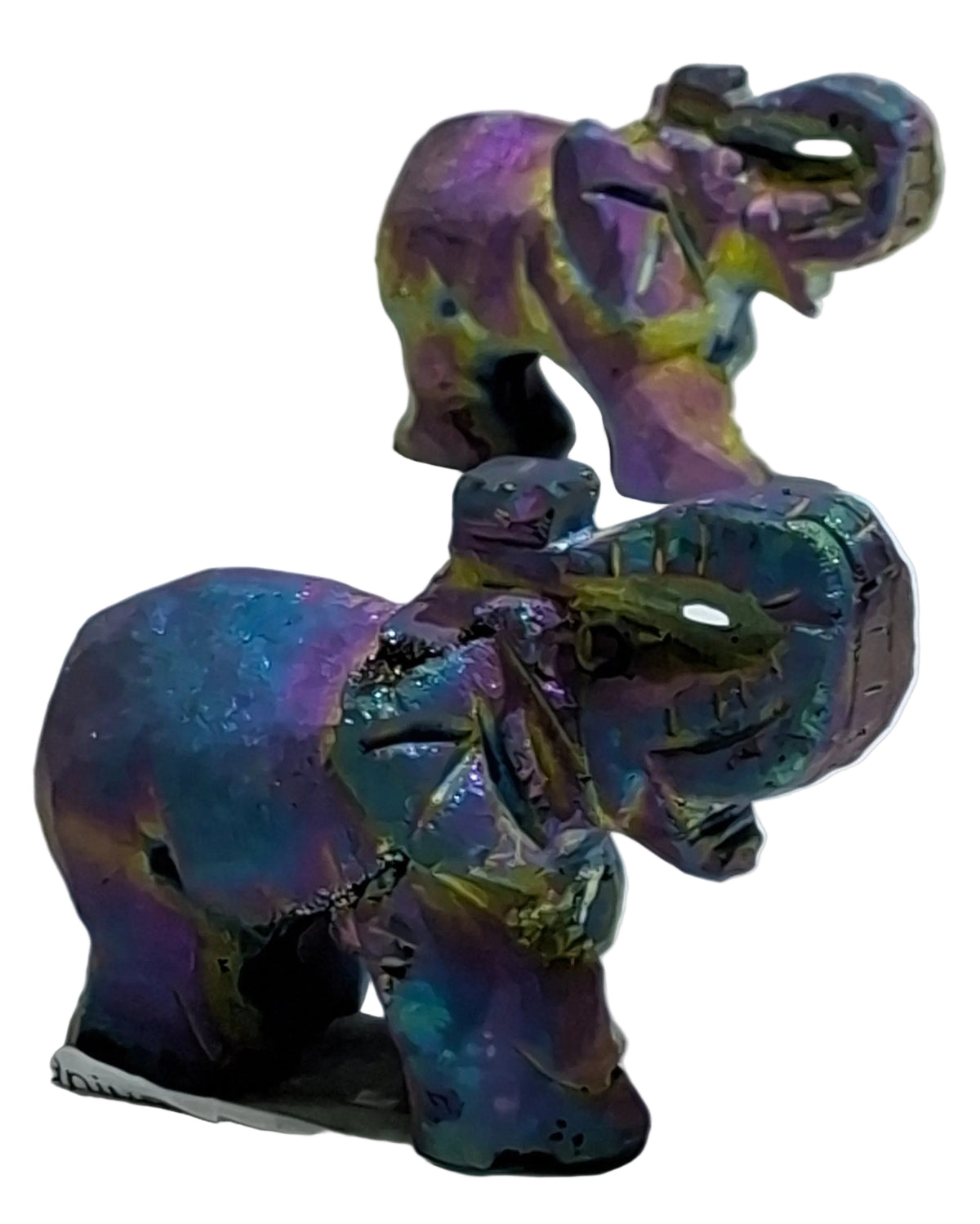 Titanium Druzy Elephant