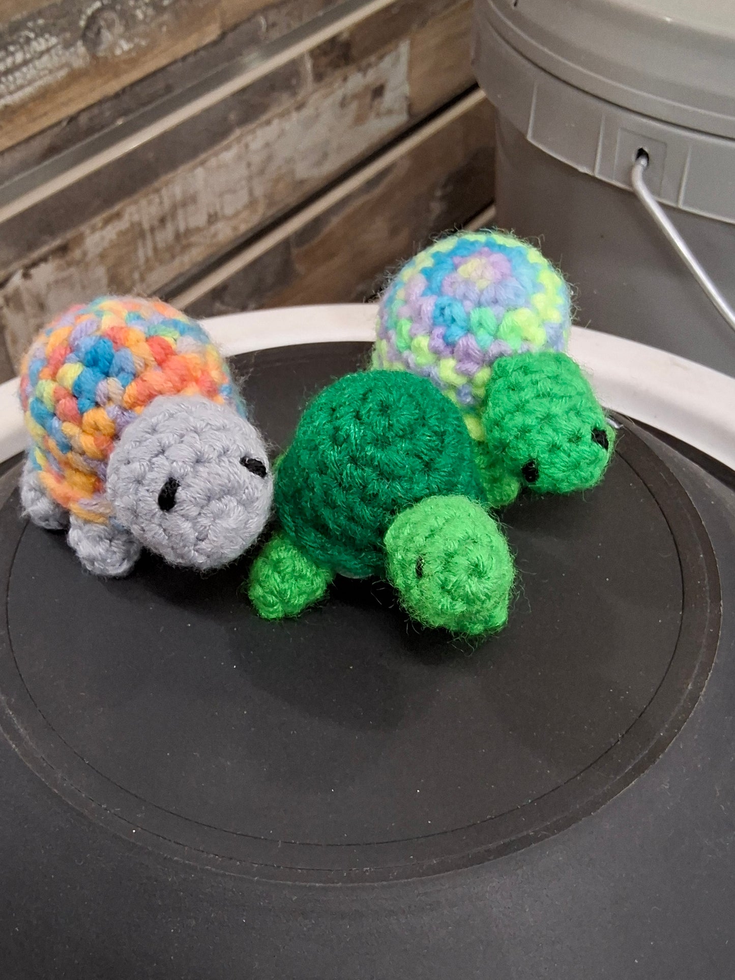 HAND KNITTED TURTLE