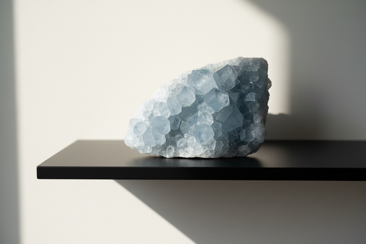 Rock Wall: Celestite