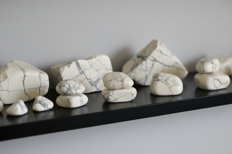 Rock Wall: Howlite
