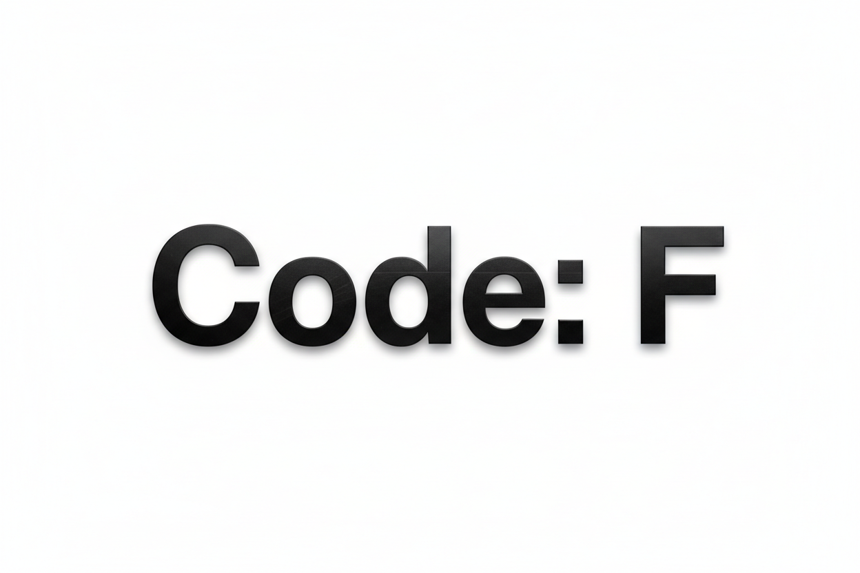 Code: F