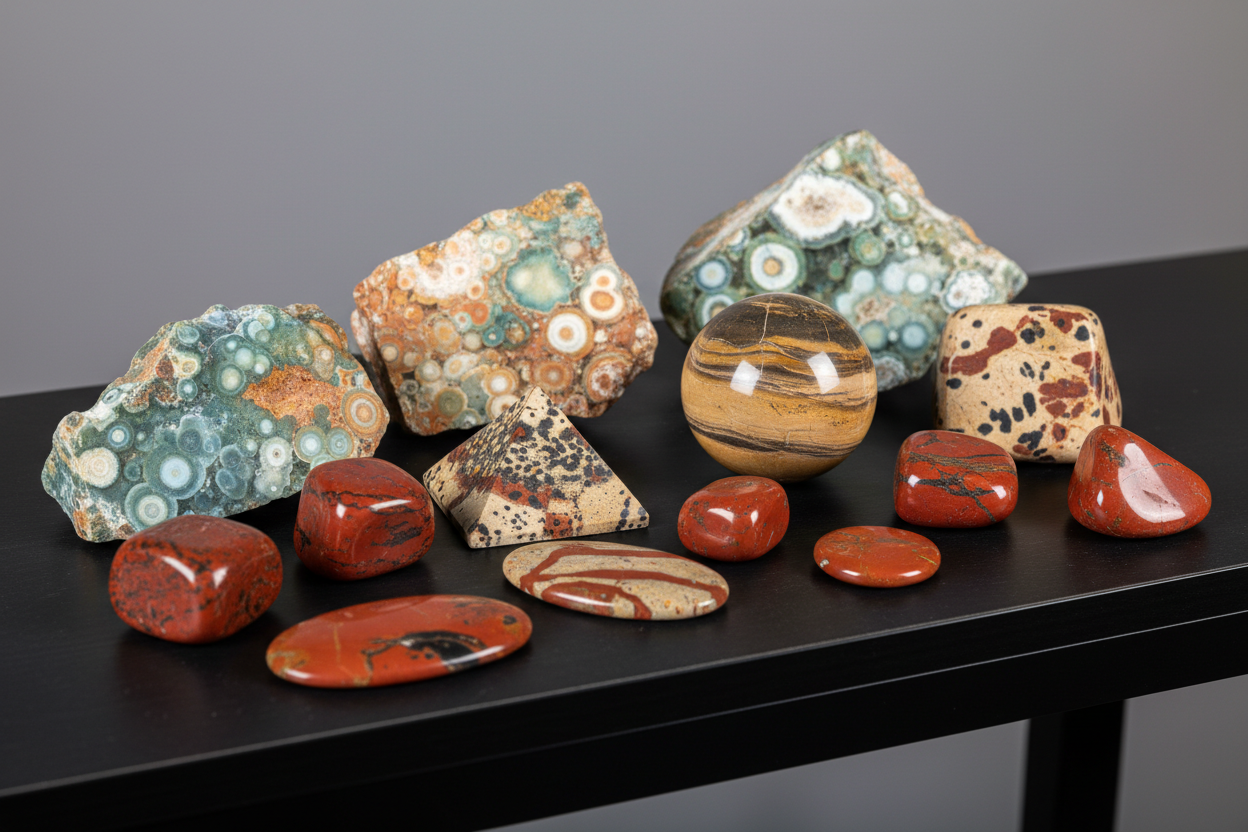 Rock Wall: Various Jasper