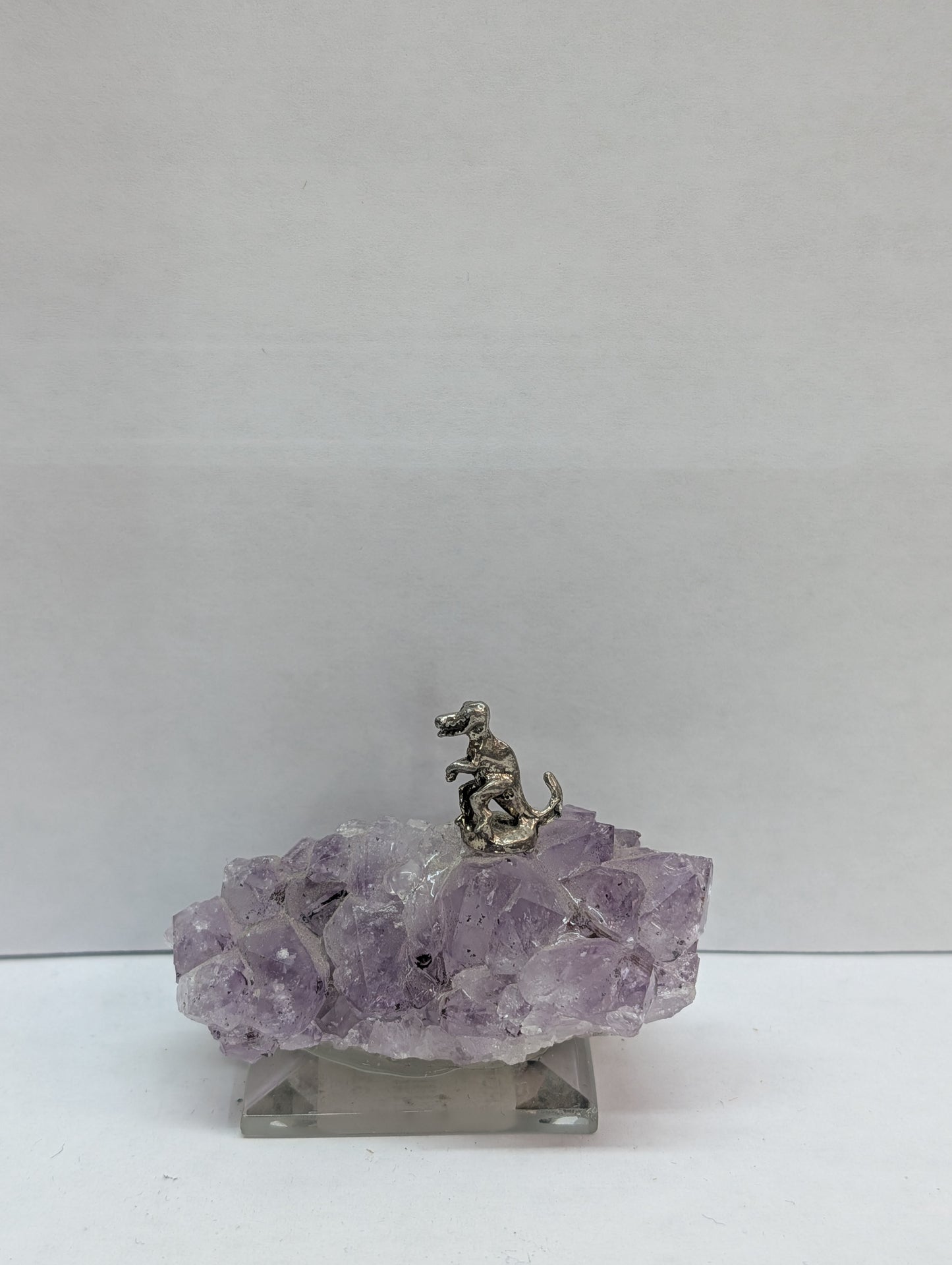 T-Rex on amethyst base