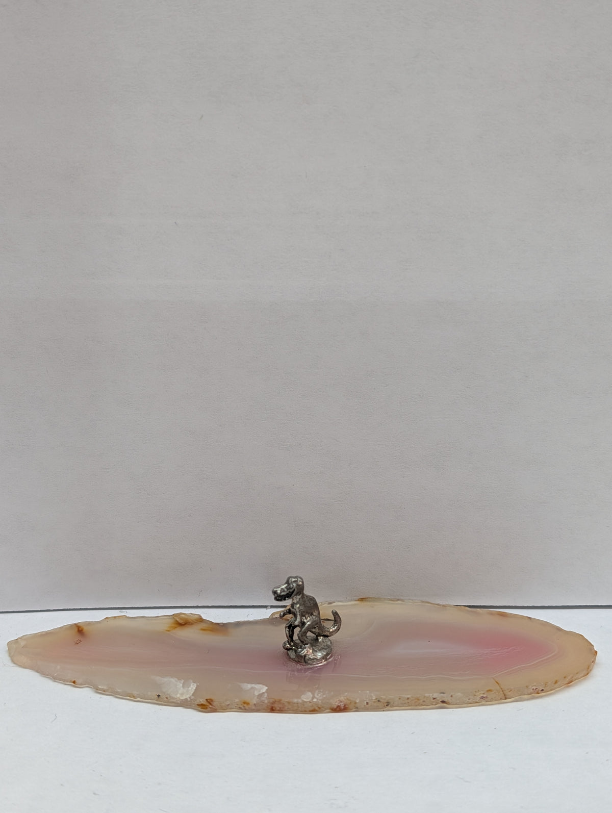 T-Rex on agate base