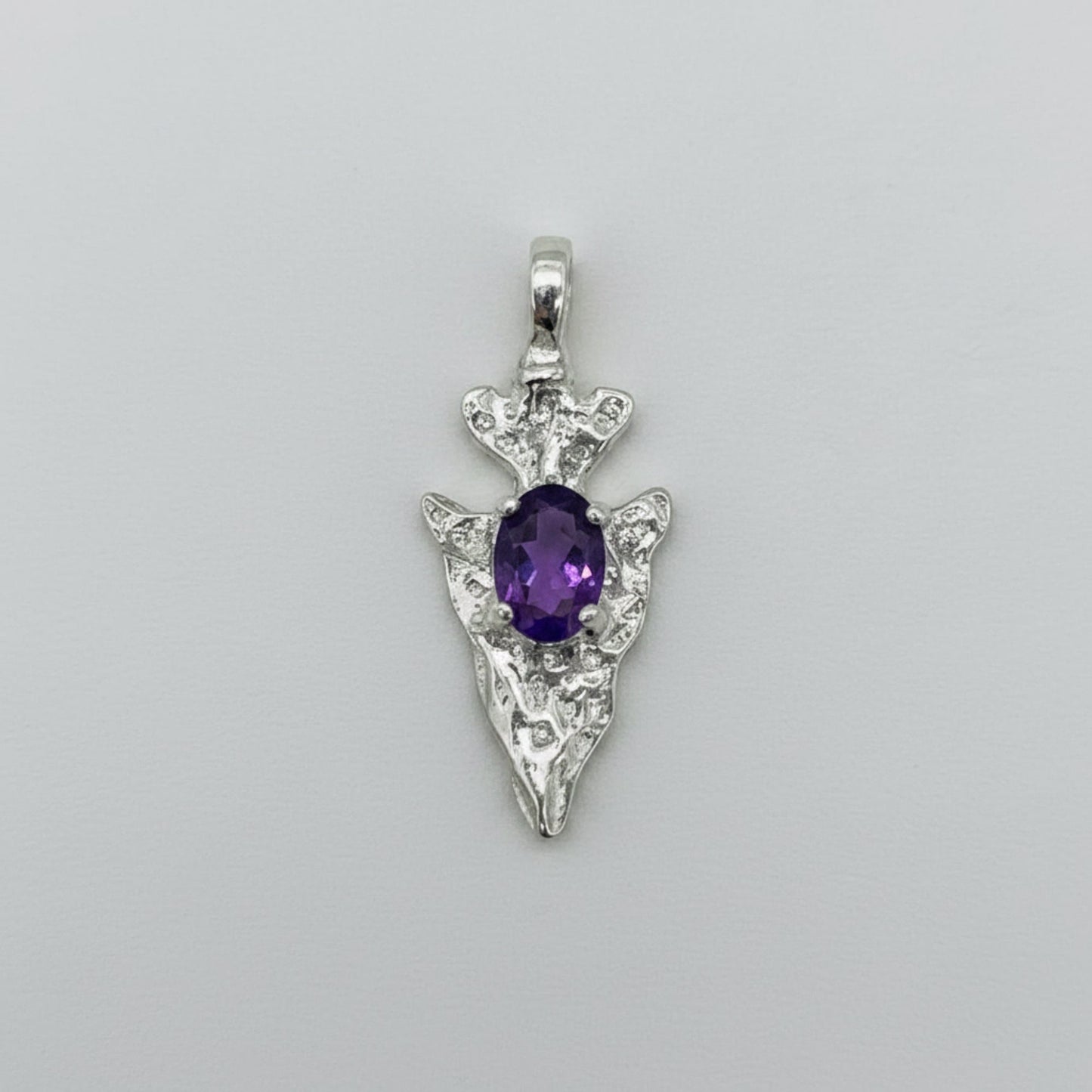 3174 Arrowhead pendant (shown in amethyst)