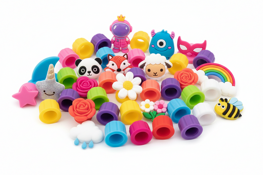 ASSORTED STRAW TOPPERS