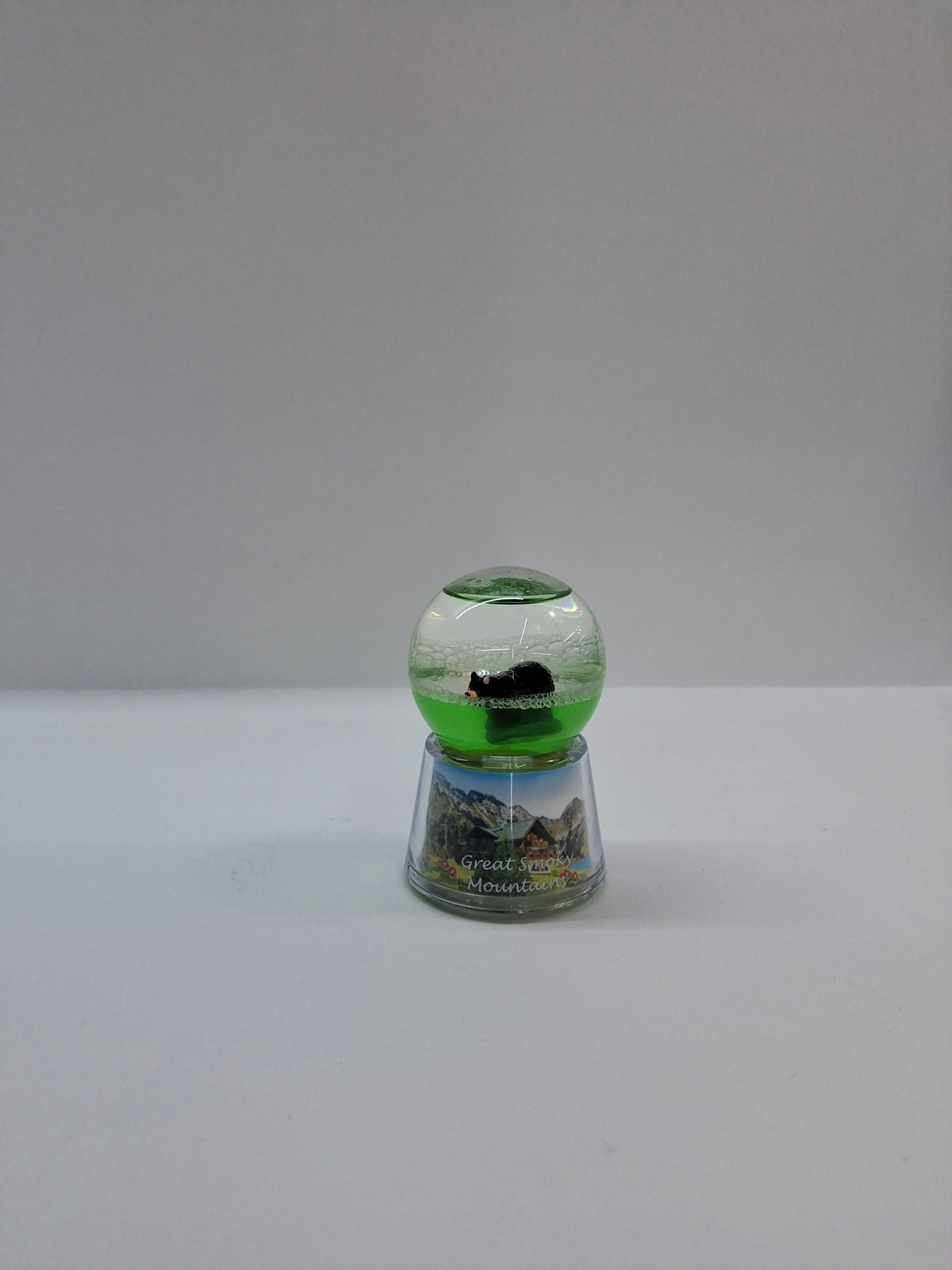 GREEN SNOW GLOBE