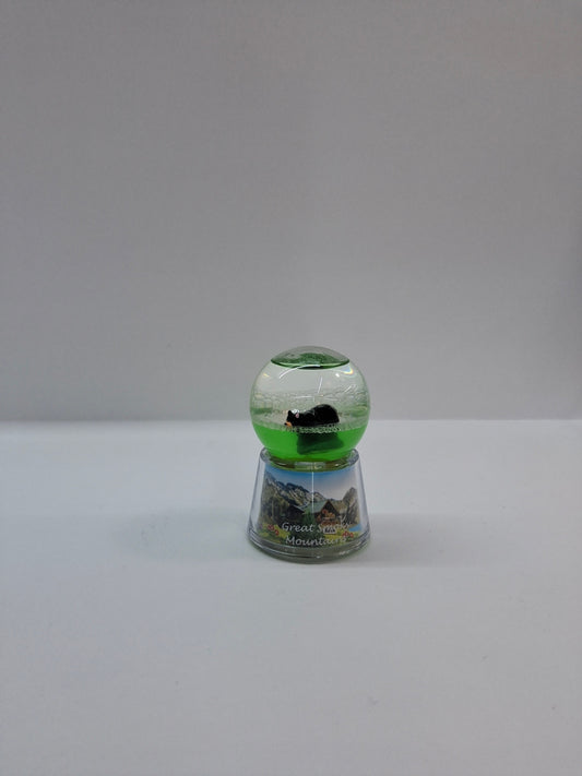 GREEN SNOW GLOBE