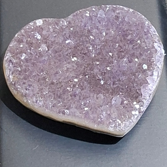 Amethyst Geode Heart