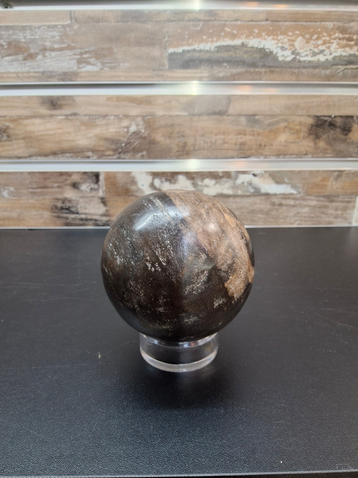 PETRIFIED WOOD SPHERE