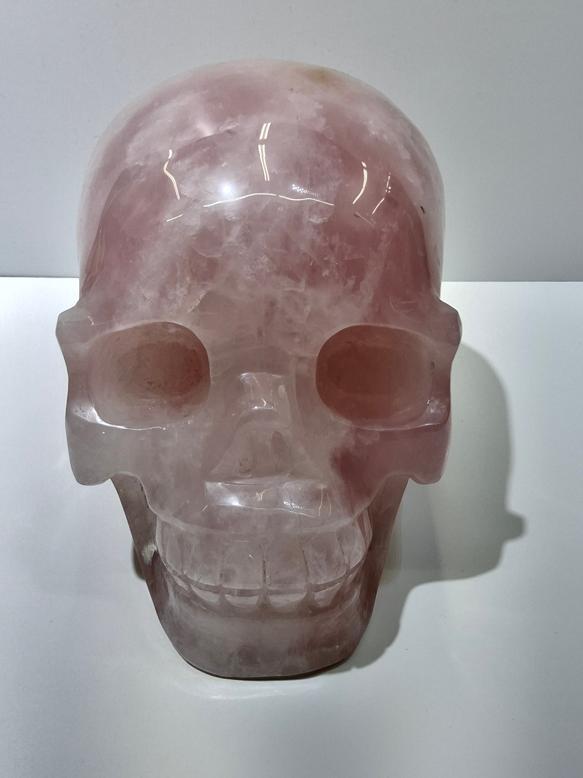Rose Quartz Skull