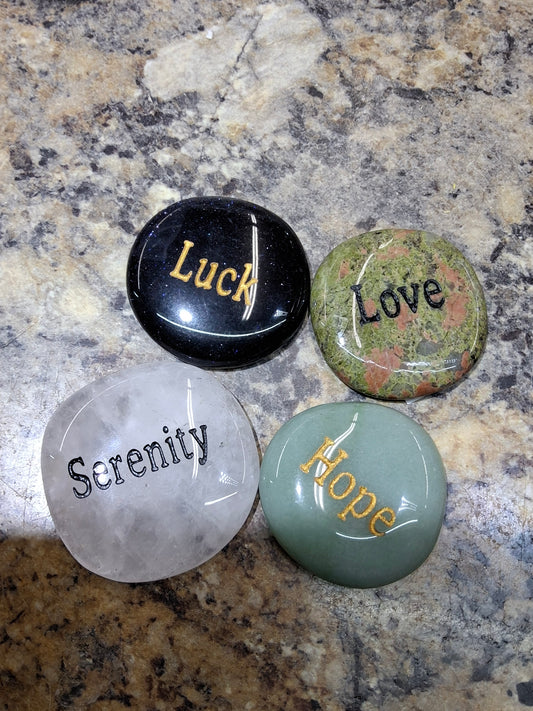 Word Worry Stone