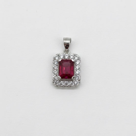 DMH halo pendant EC 8x6 (shown in ruby)